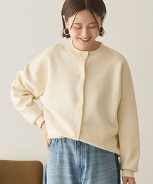 コットンブレンドスポンディッシュカーディガン