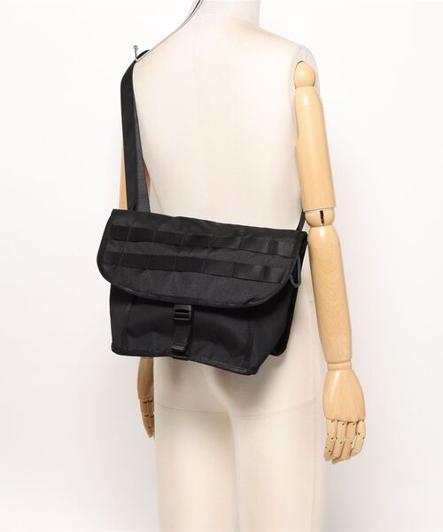 ARCHIVER(アーカイバ)の「【RES】【WILD THINGS】CORDURA Messenger Bag Mini(メッセンジャーバッグ・メンズ・ブラック・FREE)」の4枚目の写真