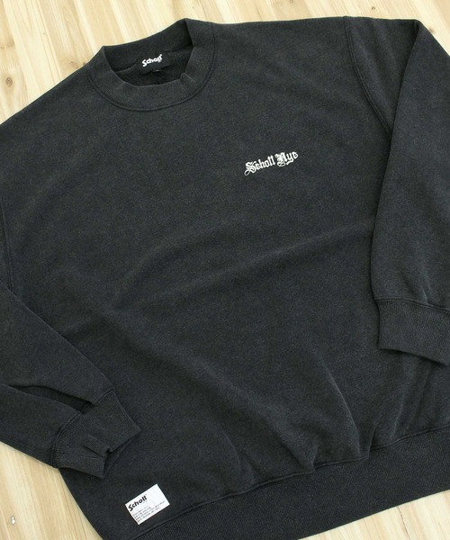 Schott（ショット）の「QUALITY OVER QUANTITY CREW SWEAT（スウェット・メンズ・ネイビー/ブラック・M/L/XL/XXL）」の5枚目の写真