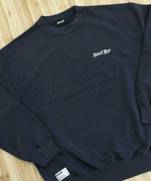 Schott（ショット）の「QUALITY OVER QUANTITY CREW SWEAT（スウェット・メンズ・ネイビー/ブラック・M/L/XL/XXL）」の9枚目の写真
