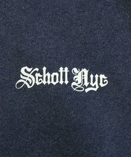 Schott（ショット）の「QUALITY OVER QUANTITY CREW SWEAT（スウェット・メンズ・ネイビー/ブラック・M/L/XL/XXL）」の11枚目の写真