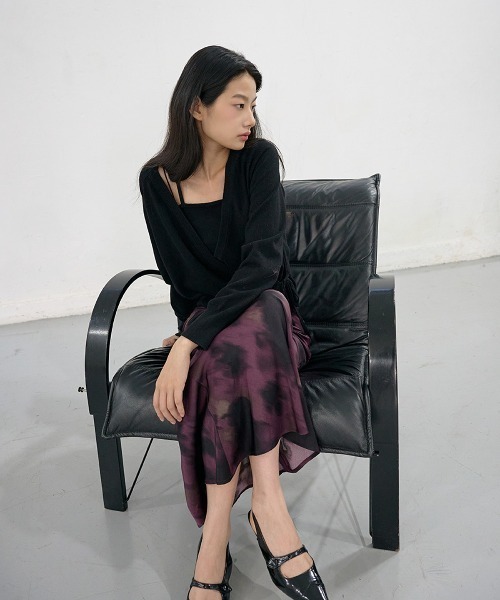 GENERAL IDEA(ジェネラルアイデア)の「【GENERAL IDEA】レイヤードラップカーディガンセット / LAYERED WRAP CARDIGAN SET(カーディガン/ボレロ・レディース・グレー/ブラック/ピンク・L/M/S)」の19枚目の写真