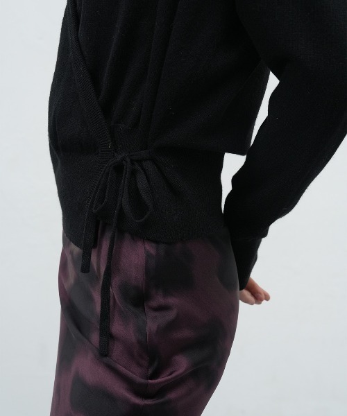 GENERAL IDEA(ジェネラルアイデア)の「【GENERAL IDEA】レイヤードラップカーディガンセット / LAYERED WRAP CARDIGAN SET(カーディガン/ボレロ・レディース・グレー/ブラック/ピンク・L/M/S)」の13枚目の写真