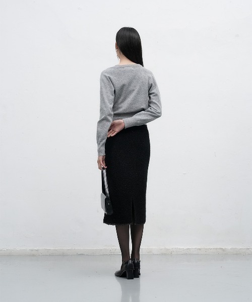 GENERAL IDEA(ジェネラルアイデア)の「【GENERAL IDEA】レイヤードラップカーディガンセット / LAYERED WRAP CARDIGAN SET(カーディガン/ボレロ・レディース・グレー/ブラック/ピンク・L/M/S)」の7枚目の写真