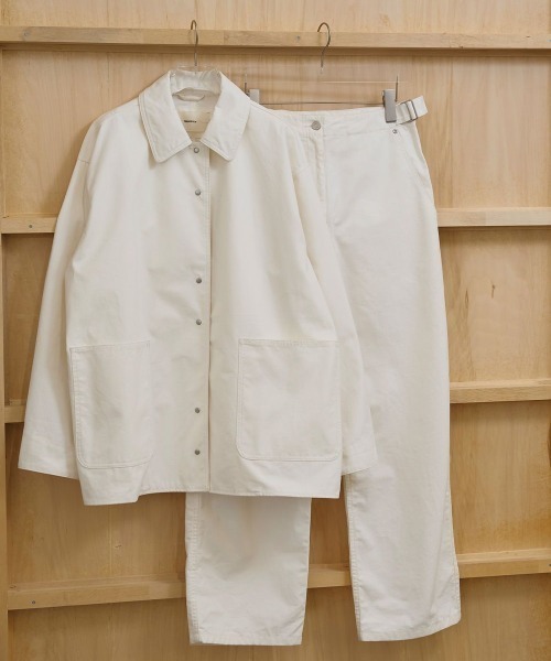 TODAYFUL（トゥデイフル）の「TODAYFUL　Boyfriend Cotton Jacket ボーフレンドコットンジャケット/12610102（その他アウター・レディース・ホワイト/ブラック・36）」の6枚目の写真