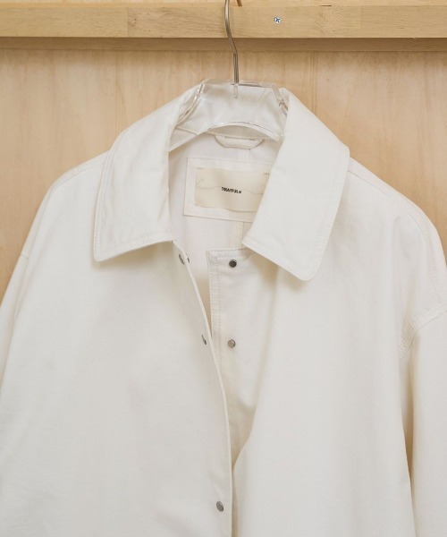 TODAYFUL（トゥデイフル）の「TODAYFUL　Boyfriend Cotton Jacket ボーフレンドコットンジャケット/12610102（その他アウター・レディース・ホワイト/ブラック・36）」の3枚目の写真
