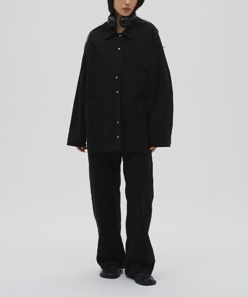 TODAYFUL（トゥデイフル）の「TODAYFUL　Boyfriend Cotton Jacket ボーフレンドコットンジャケット/12610102（その他アウター・レディース・ホワイト/ブラック・36）」の14枚目の写真