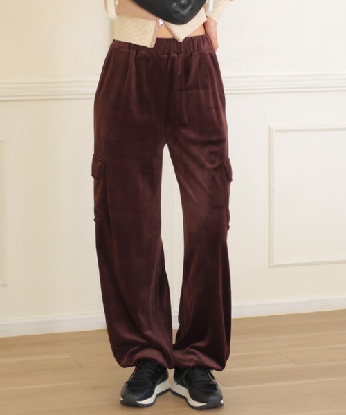 セール】ベロアカーゴ パンツ（カーゴパンツ）｜MARY QUANT（マリー