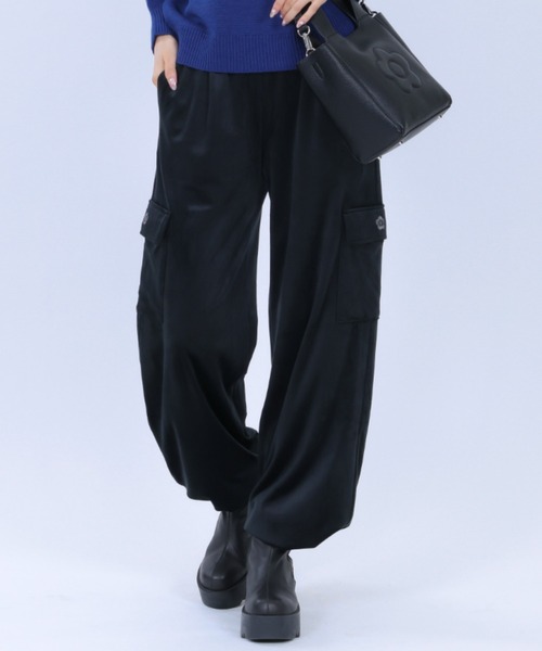 ベロアカーゴ パンツ（カーゴパンツ）｜MARY QUANT（マリークワント