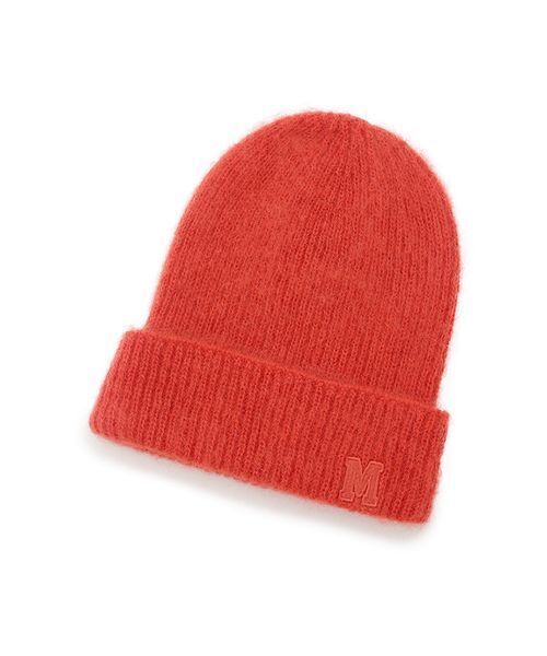 Mila Owen（ミラオーウェン）の「M刺繍ニット帽（ニットキャップ/ビーニー・レディース・レッド/ピンク/チャコールグレー/アイボリー/ライトブルー・F）」の5枚目の写真