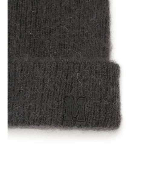 Mila Owen（ミラオーウェン）の「M刺繍ニット帽（ニットキャップ/ビーニー・レディース・レッド/ピンク/チャコールグレー/アイボリー/ライトブルー・F）」の9枚目の写真