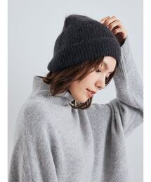 Mila Owen | M刺繍ニット帽(ニットキャップ/ビーニー)