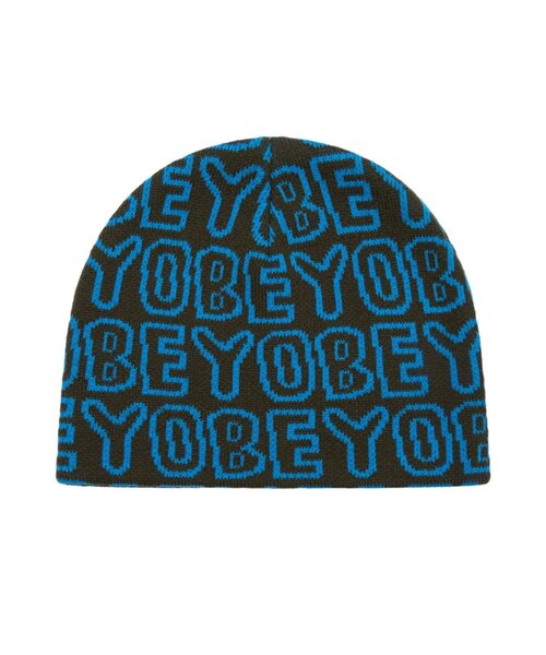 OBEY（オベイ）の「【OBEY】 COMMON BEANIE（ニットキャップ/ビーニー・メンズ・ブラック/グリーン・FREE）」の2枚目の写真