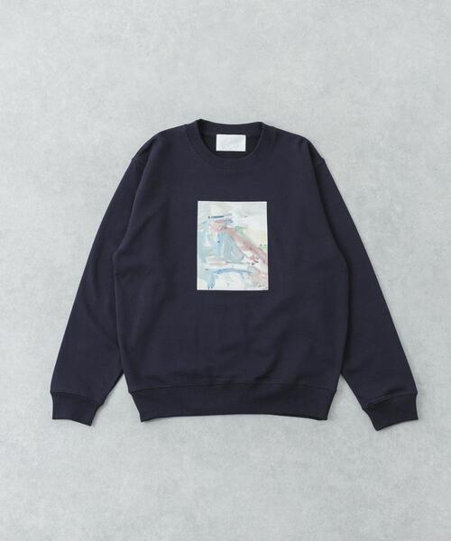 URBAN RESEARCH（アーバンリサーチ）の「URBAN RESEARCH iD　Francis Cadell F Sweat（スウェット・メンズ・グレー/ネイビー・MEDIUM/LARGE）」の2枚目の写真