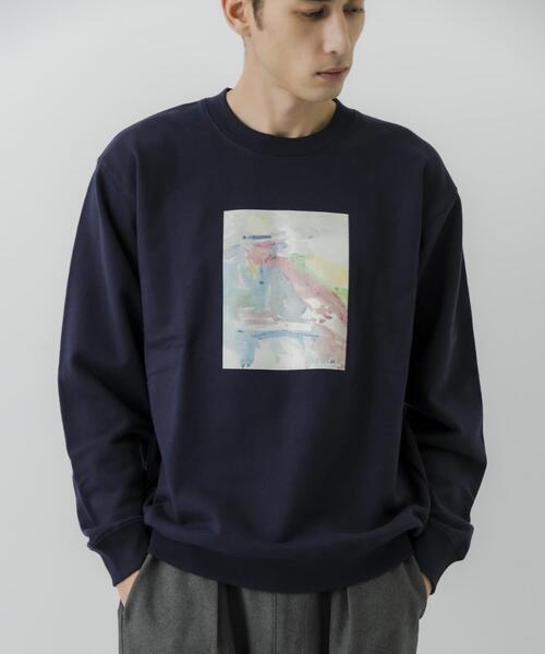 URBAN RESEARCH（アーバンリサーチ）の「URBAN RESEARCH iD　Francis Cadell F Sweat（スウェット・メンズ・グレー/ネイビー・MEDIUM/LARGE）」の4枚目の写真