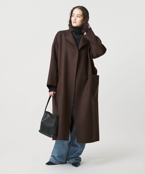 セール】ウール リバー ロング コート（その他アウター）｜UNITED