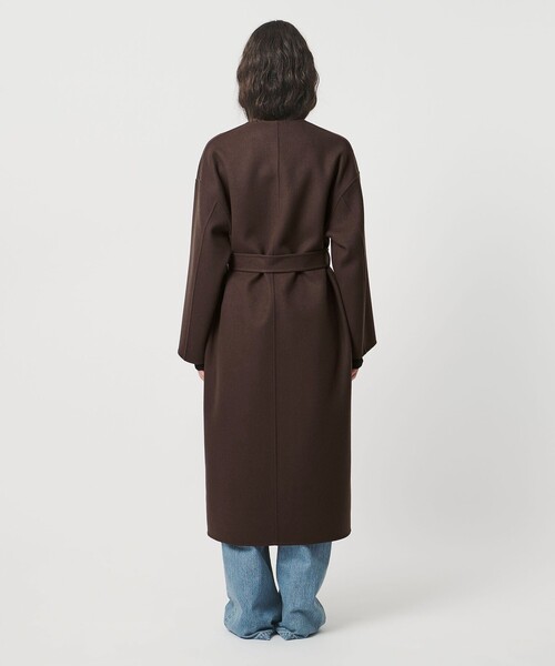 UNITED ARROWS（ユナイテッドアローズ）の「ウール リバー ロング コート（その他アウター・レディース・ダークブラウン/ネイビー・38/36）」の13枚目の写真