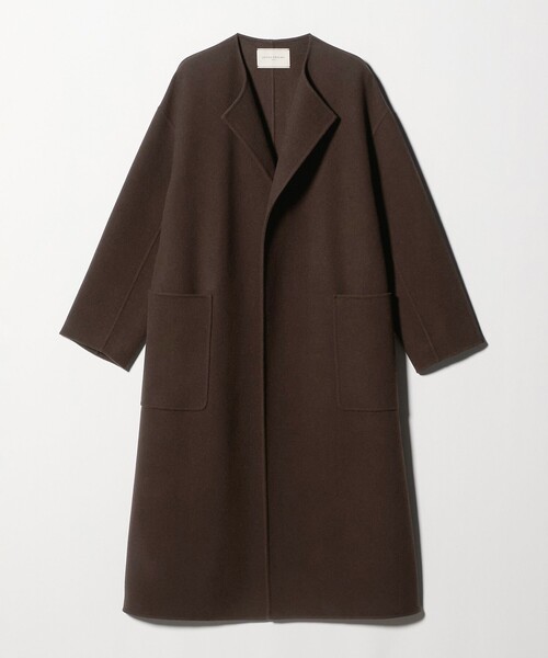 UNITED ARROWS（ユナイテッドアローズ）の「ウール リバー ロング コート（その他アウター・レディース・ダークブラウン/ネイビー・38/36）」の17枚目の写真