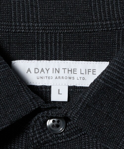 A DAY IN THE LIFE UNITED ARROWS(アデイインザライフユナイテッドアローズ)の「ウールライク グレンチェック リラックスシャツ<A DAY IN THE LIFE>(シャツ/ブラウス・メンズ・ネイビー/ダークブラウン・M/L)」の11枚目の写真