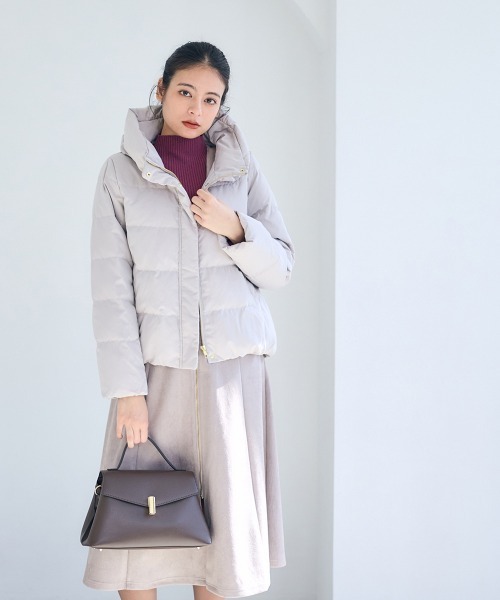 12Twelve Agenda（トゥエルブ　アジェンダ）の「ピーチスキンショートダウンコート（ダウンジャケット/コート・レディース・ブラック・M）」の6枚目の写真