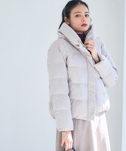 12Twelve Agenda（トゥエルブ　アジェンダ）の「ピーチスキンショートダウンコート（ダウンジャケット/コート・レディース・ブラック・M）」の8枚目の写真