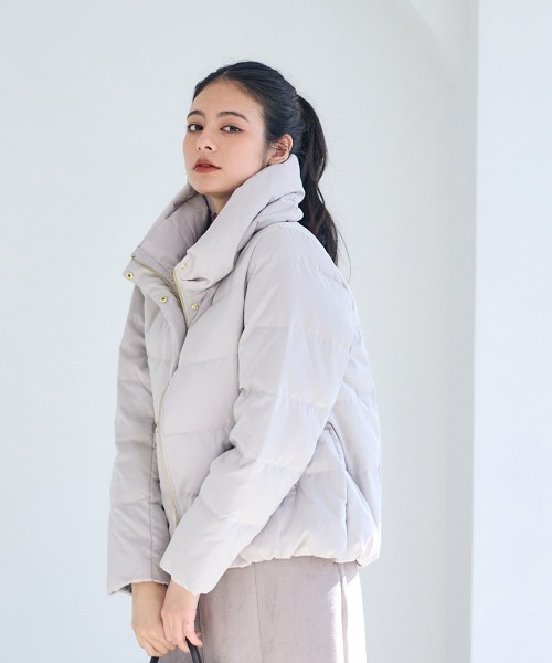 12Twelve Agenda（トゥエルブ　アジェンダ）の「ピーチスキンショートダウンコート（ダウンジャケット/コート・レディース・ブラック・M）」の9枚目の写真