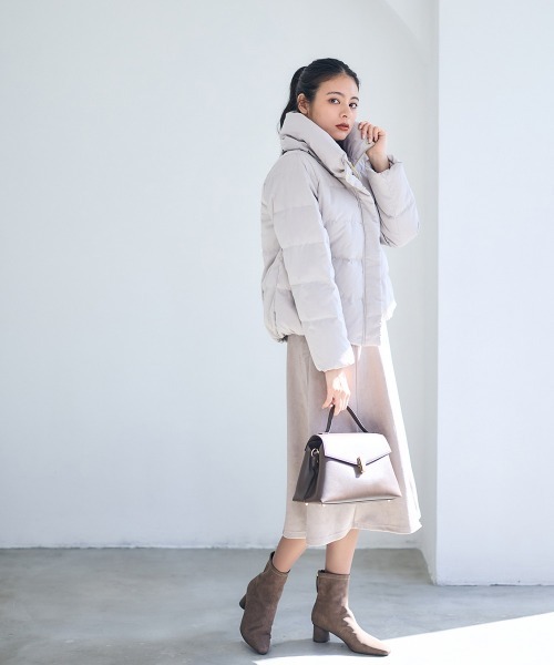 12Twelve Agenda（トゥエルブ　アジェンダ）の「ピーチスキンショートダウンコート（ダウンジャケット/コート・レディース・ブラック・M）」の10枚目の写真