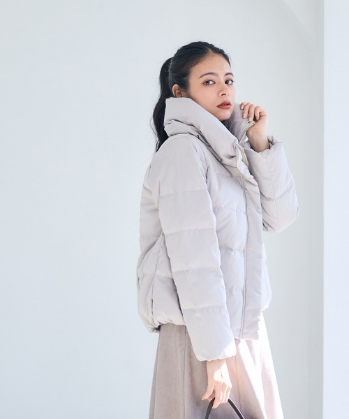 12Twelve Agenda（トゥエルブ　アジェンダ）の「ピーチスキンショートダウンコート（ダウンジャケット/コート・レディース・ブラック・M）」の11枚目の写真