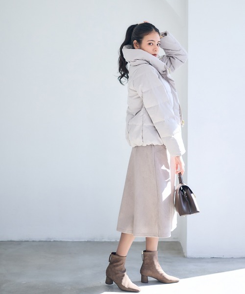 12Twelve Agenda（トゥエルブ　アジェンダ）の「ピーチスキンショートダウンコート（ダウンジャケット/コート・レディース・ブラック・M）」の13枚目の写真