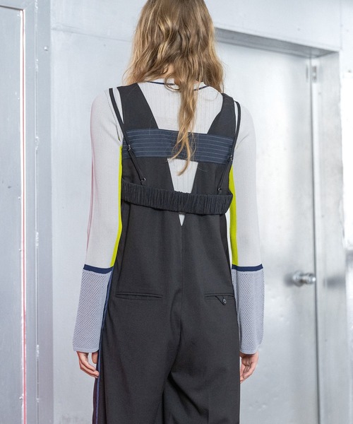 AULA AILA(アウラアイラ)の「オフセンターリブニット(ニット/セーター・レディース・ブラック/グレー/グリーン/ピンク・0)」の17枚目の写真