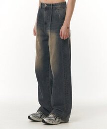 DOFFJASON（ドフジェーソン）の「[Unisex] Wide Fit Vintage Washed Denim Pants INDIGO（デニムパンツ）」