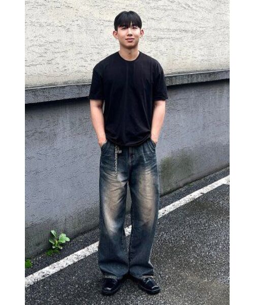 DOFFJASON（ドフジェーソン）の「[ユニセックス] ワイドフィットヴィンテージウォッシュデニムパンツ インディゴ（デニムパンツ・メンズ・その他・MEDIUM/LARGE/SMALL）」の6枚目の写真