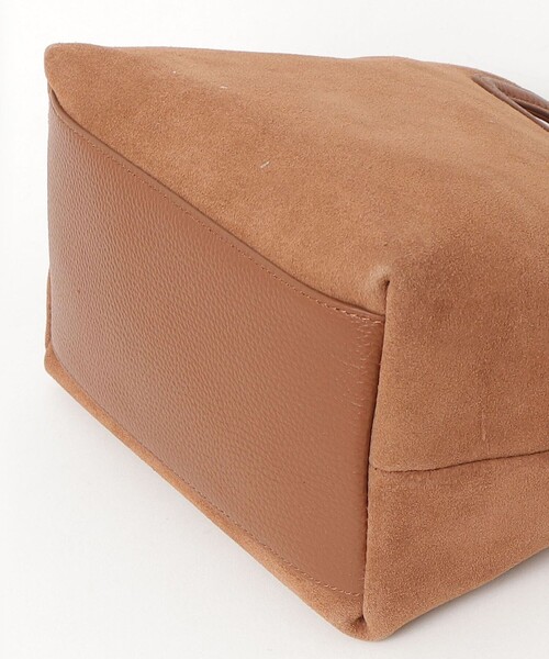 セール】【BEAURE/ビュレ】スクエアハンドルスエードバッグ