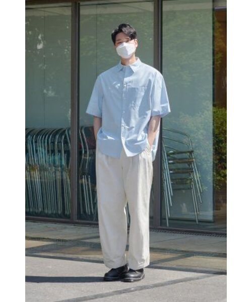 MUSINSA STANDARD(ムシンサスタンダード)の「特大ポプリン半袖シャツ【スカイブルー】(シャツ/ブラウス・メンズ・その他・XX-LARGE/LARGE/MEDIUM/SMALL/X-LARGE)」の13枚目の写真
