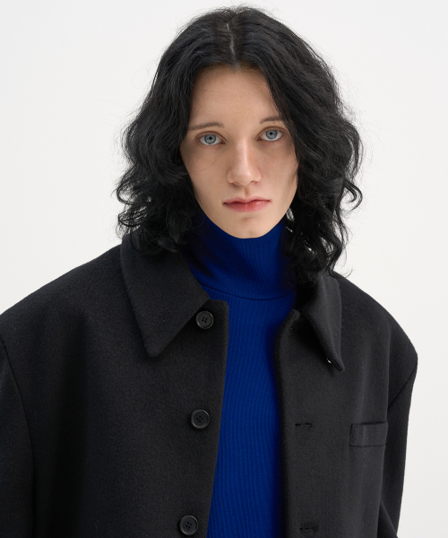 Basic Turtleneck Knit — лайтовый трикотажный гольф, royal blue
