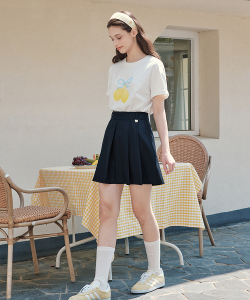 ZEROSTREET(ゼロストリート)の「サマー レモン 半袖Tシャツ / ホワイト(Tシャツ/カットソー・レディース・ホワイト・SMALL/LARGE/MEDIUM)」の2枚目の写真