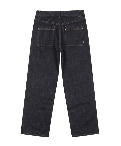 TRILLION(トリリオン)の「ウォッシュステッチデニムパンツ(INDIGO)(デニムパンツ・レディース・その他・MEDIUM/LARGE/X-LARGE)」の3枚目の写真
