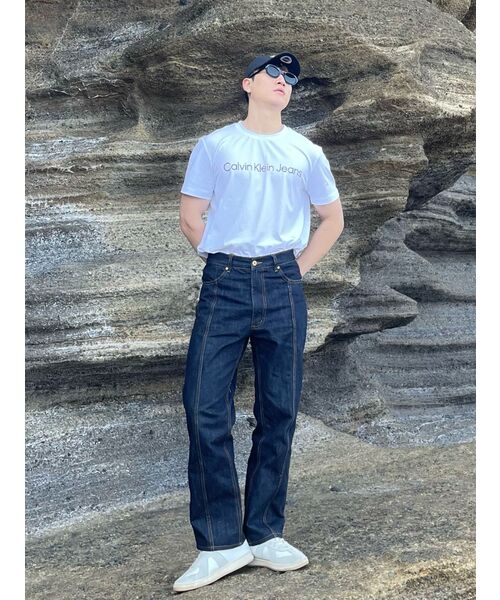TRILLION(トリリオン)の「ウォッシュステッチデニムパンツ(INDIGO)(デニムパンツ・レディース・その他・MEDIUM/LARGE/X-LARGE)」の8枚目の写真