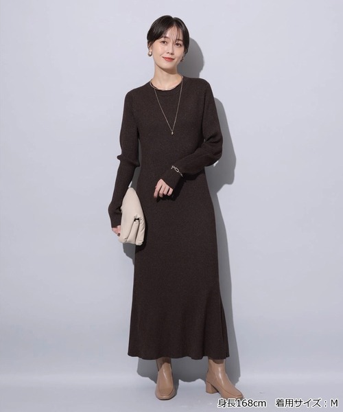 ラメニットロングワンピース（ワンピース）｜Arpege story