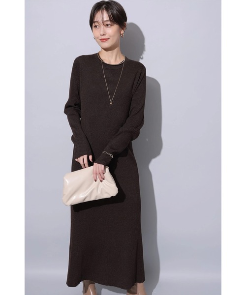 ラメニットロングワンピース（ワンピース）｜Arpege story