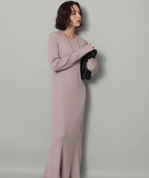 ラメニットロングワンピース（ワンピース）｜Arpege story