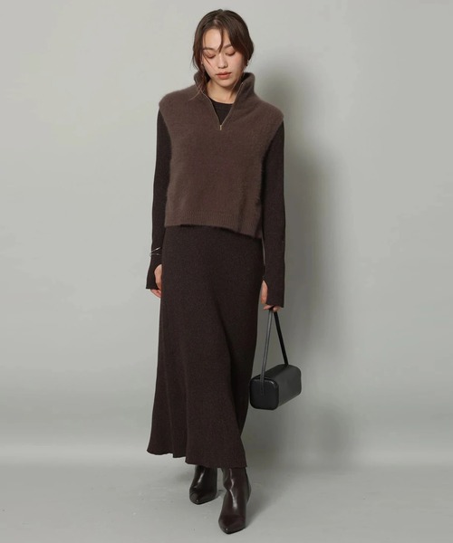 ラメニットロングワンピース（ワンピース）｜Arpege story