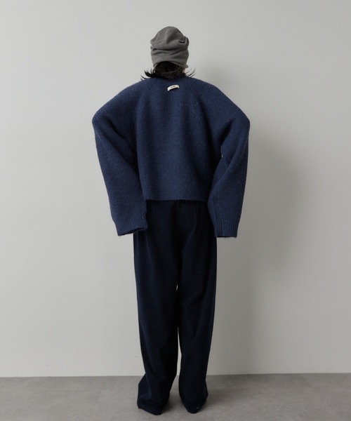 HANNE（アン）の「コーデュロイタックパンツ（その他パンツ・レディース・アイボリー/ブラック/ネイビー・S/M）」の9枚目の写真