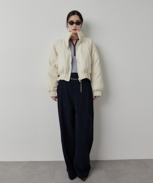 HANNE（アン）の「コーデュロイタックパンツ（その他パンツ・レディース・アイボリー/ブラック/ネイビー・S/M）」の12枚目の写真