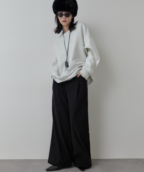 HANNE（アン）の「コーデュロイタックパンツ（その他パンツ・レディース・アイボリー/ブラック/ネイビー・S/M）」の20枚目の写真