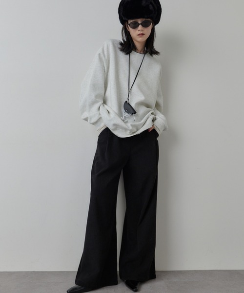 HANNE（アン）の「コーデュロイタックパンツ（その他パンツ・レディース・アイボリー/ブラック/ネイビー・S/M）」の19枚目の写真