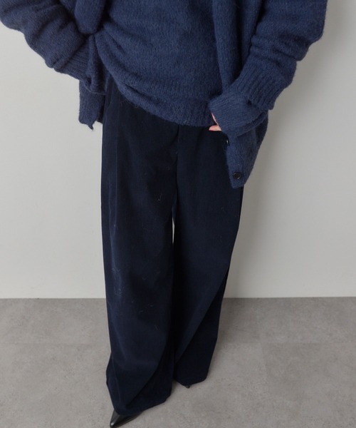 HANNE（アン）の「コーデュロイタックパンツ（その他パンツ・レディース・アイボリー/ブラック/ネイビー・S/M）」の10枚目の写真