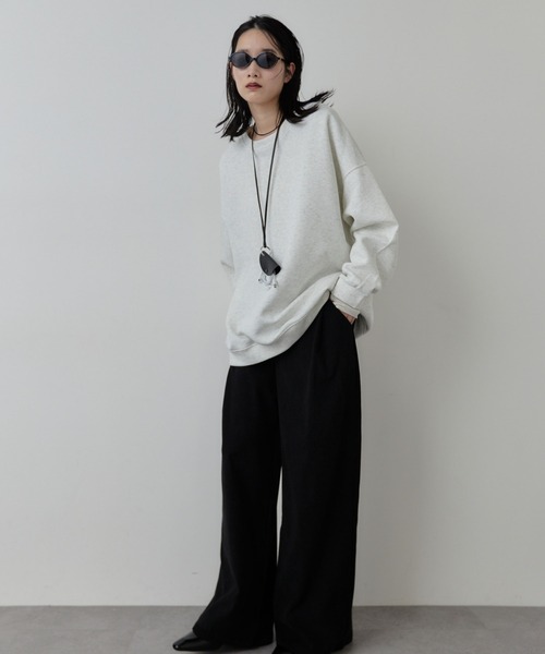 HANNE（アン）の「コーデュロイタックパンツ（その他パンツ・レディース・アイボリー/ブラック/ネイビー・S/M）」の16枚目の写真