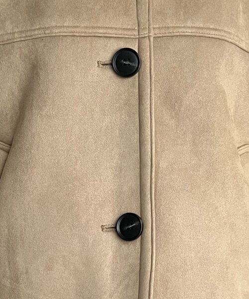 CAPRICIEUX LE'MAGE（カプリシューレマージュ）の「スエードボアミドルコート（その他アウター・レディース・ブラウン/ベージュ・38/36）」の22枚目の写真