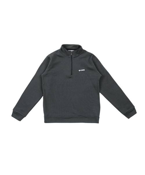 セール】【K-SWISS/ケースイス】裏起毛スウェットハーフZIP